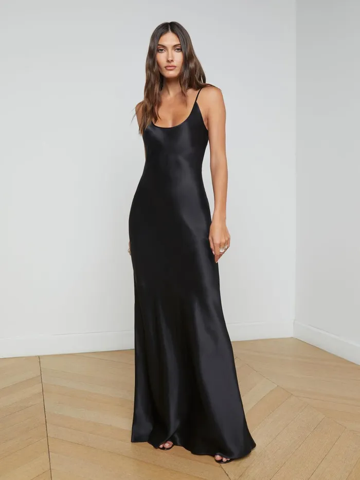 L039Agence Dresses and Jumpsuits Women Charmaine Silk Gown Black