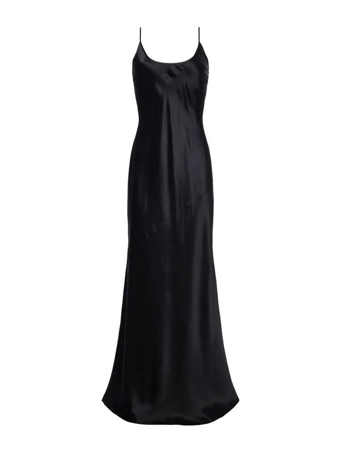 L039Agence Dresses and Jumpsuits Women Charmaine Silk Gown Black L039Agence Dresses and Jumpsuits Women Charmaine Silk Gown Black