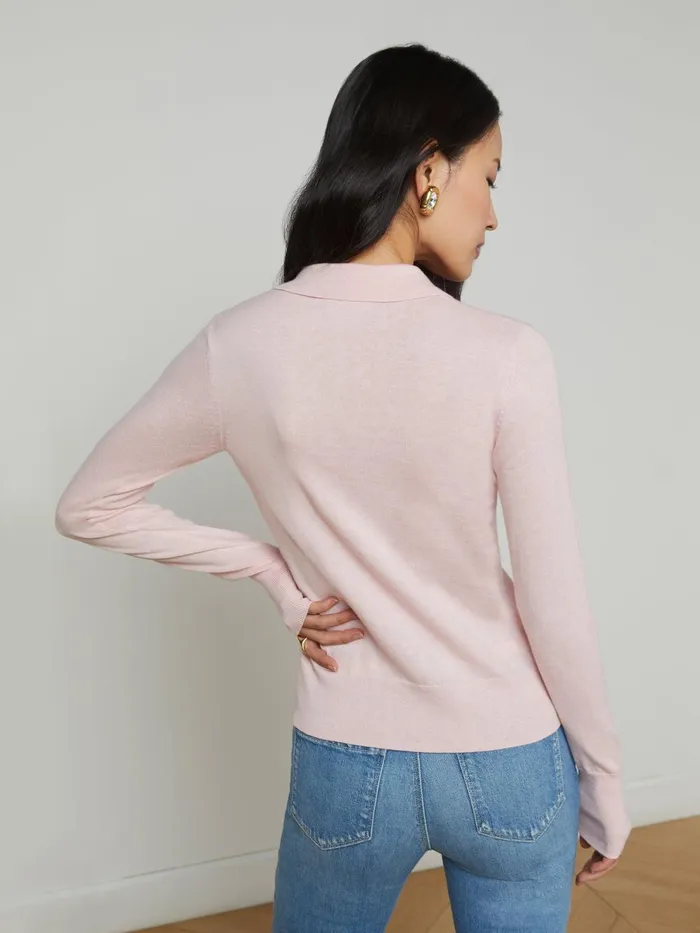 L039Agence Knitwear Women Sterling Sweater Pale Pinkgold L039Agence Knitwear Women Sterling Sweater Pale Pinkgold