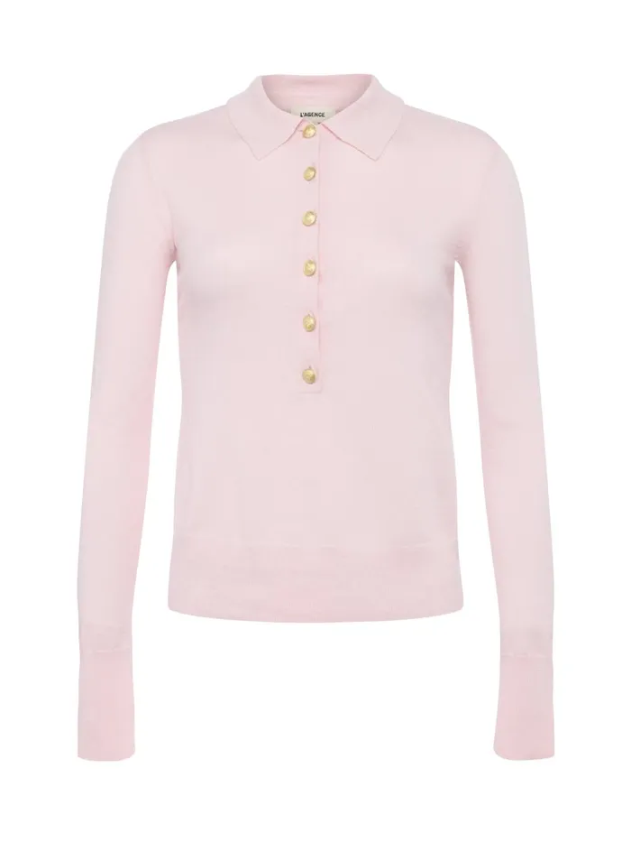 L039Agence Knitwear Women Sterling Sweater Pale Pinkgold L039Agence Knitwear Women Sterling Sweater Pale Pinkgold