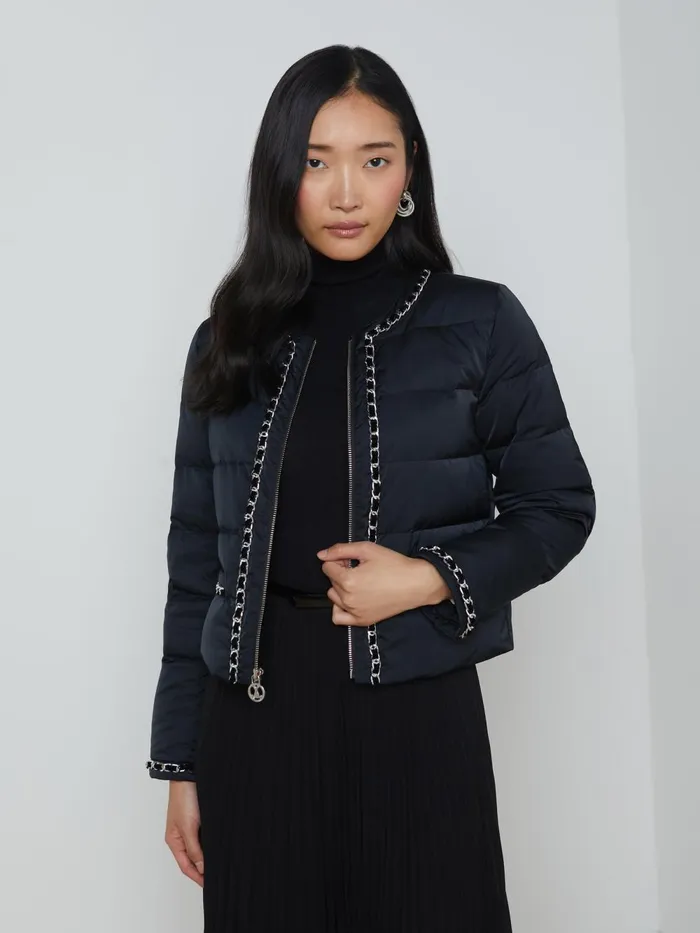 L039Agence Outerwear Women Crest Down Jacket Black