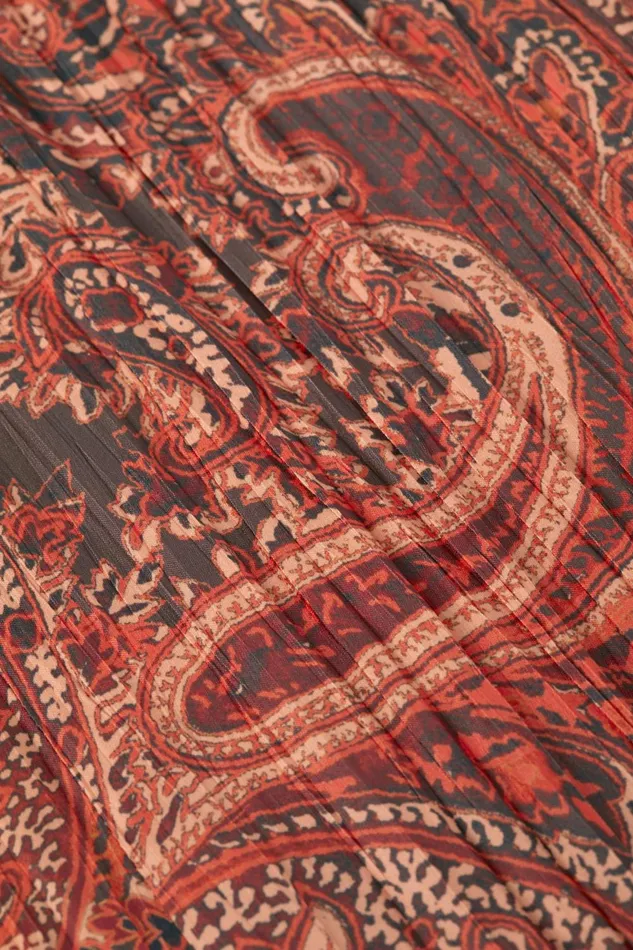 L039Agence Pants Women Lillian WideLeg Pant Rust Multi Boute Paisley L039Agence Pants Women Lillian WideLeg Pant Rust Multi Boute Paisley