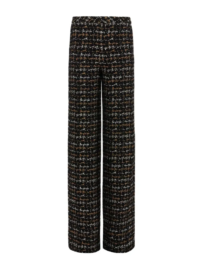 L039Agence Pants Women Livvy Tweed Trouser Blacktan Tweed