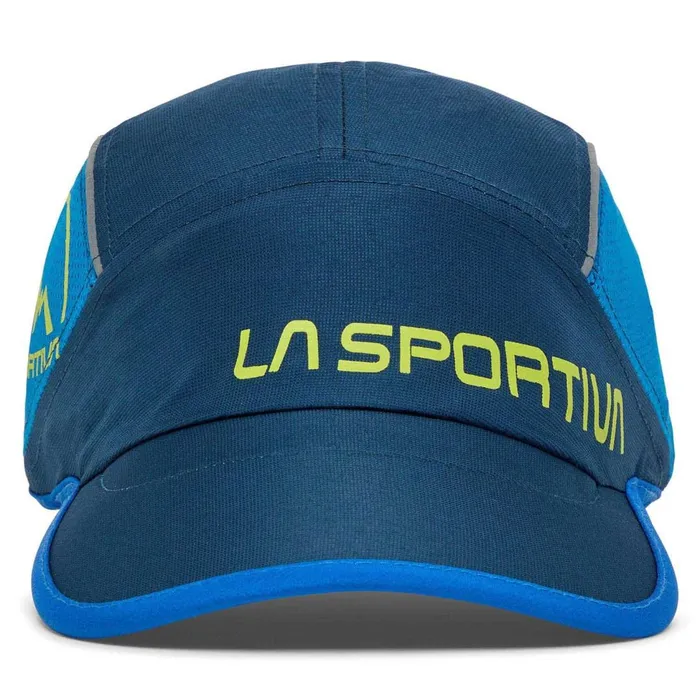 La Sportiva Hats and Beanies Shield Cap Storm BlueElectric Blue 8211 MenWomen