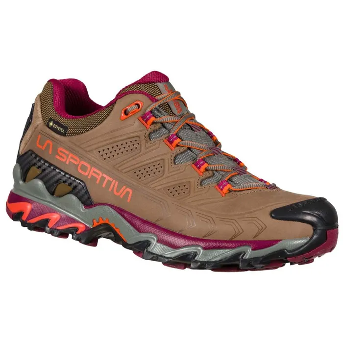La Sportiva Hiking Ultra Raptor II Leather Wide Woman GTX TaupeRed Plum 8211 Women