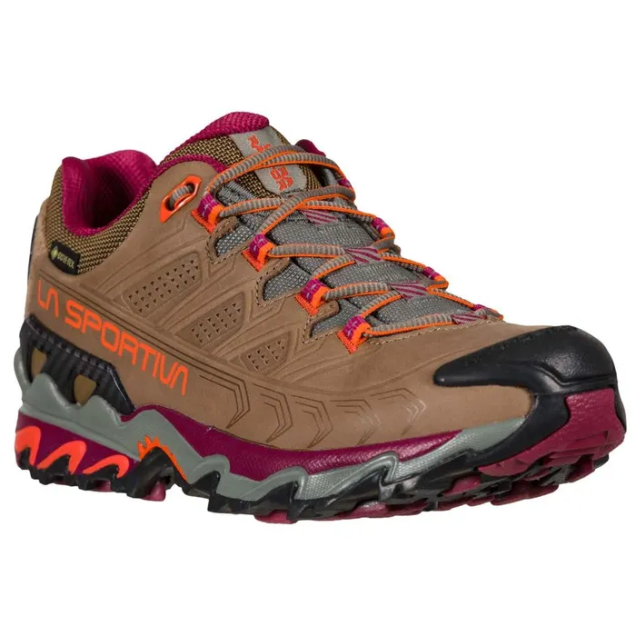 La Sportiva Hiking Ultra Raptor II Leather Wide Woman GTX TaupeRed Plum 8211 Women La Sportiva Hiking Ultra Raptor II Leather Wide Woman GTX TaupeRed Plum 8211 Women