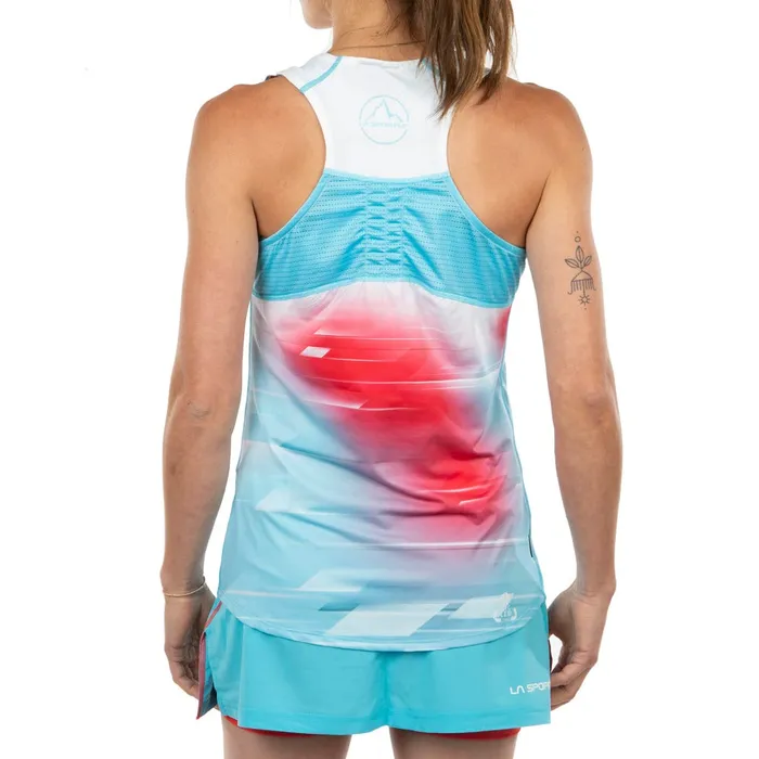 La Sportiva Tshirt Sky Tank W Malibu BlueWhite 8211 Women La Sportiva Tshirt Sky Tank W Malibu BlueWhite 8211 Women