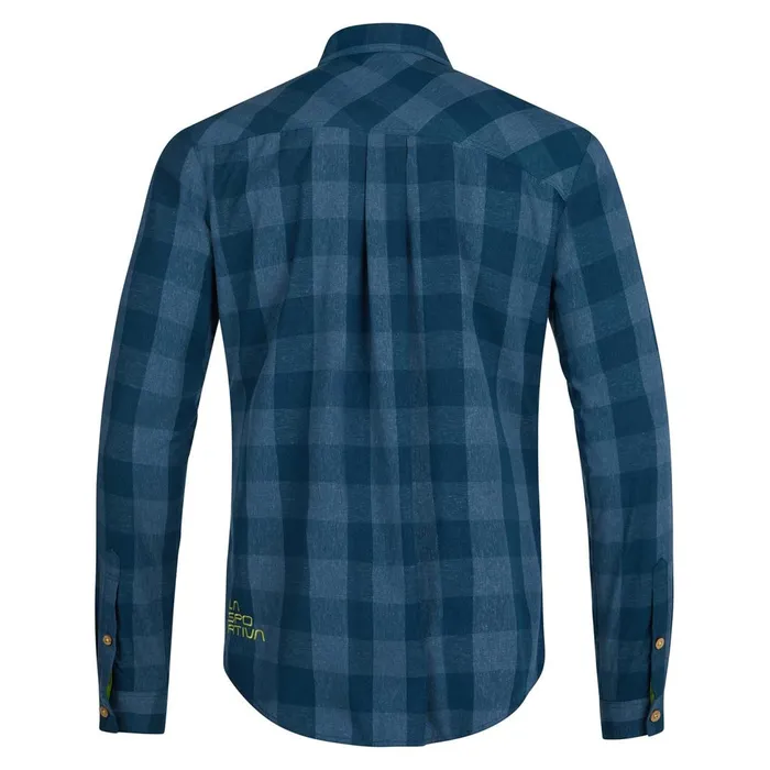 La Sportiva Technical Shirts Andes LS Shirt M Storm BlueLime Punch 8211 Men La Sportiva Technical Shirts Andes LS Shirt M Storm BlueLime Punch 8211 Men