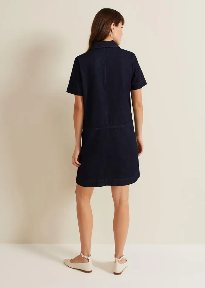 Larisa Denim Tunic Dress Denim Women Phase Eight Dresses