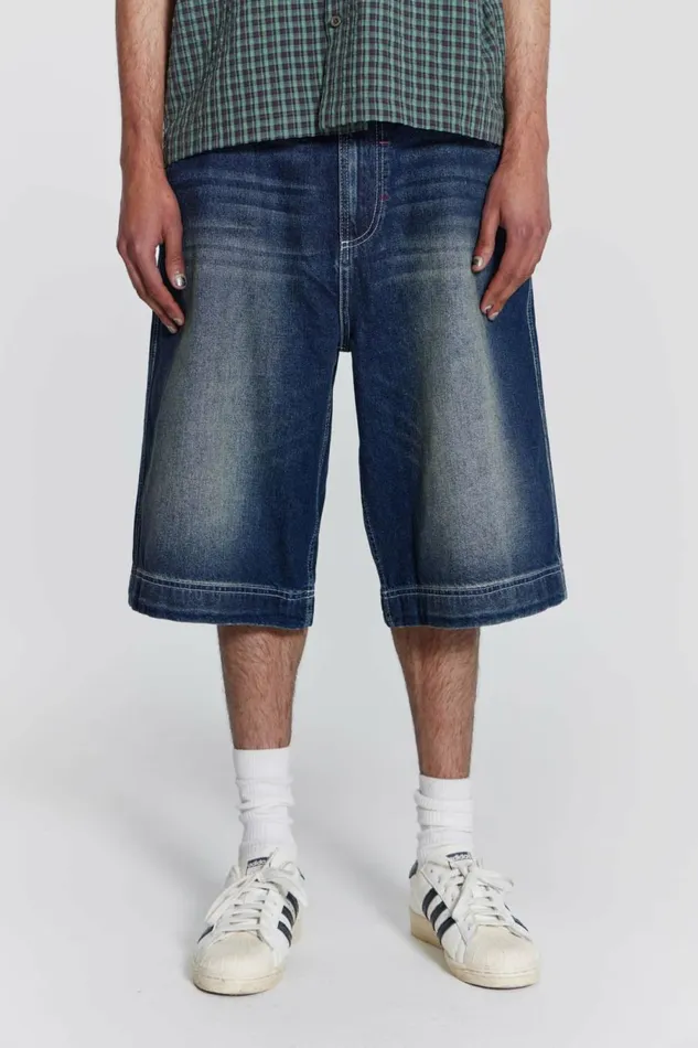 LDN Denim Jorts Blue Men Jaded London Shorts and Jorts