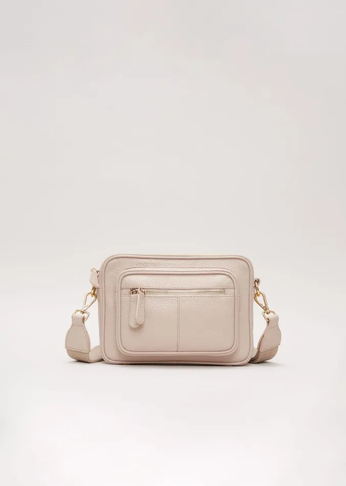 Leather Cross Body Bag Stone Women Phase Eight Bags and Clutches