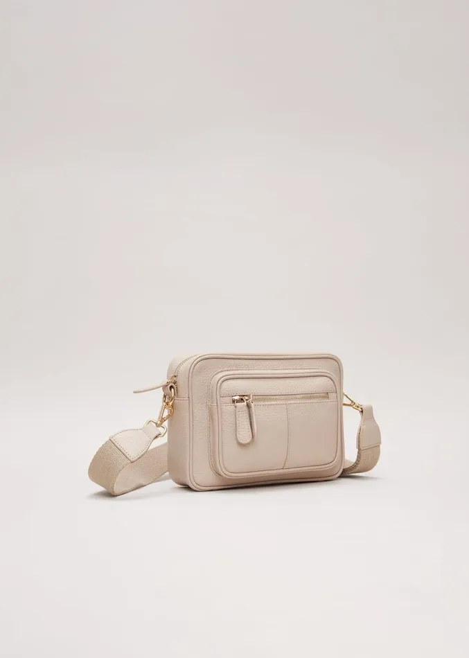 Leather Cross Body Bag Stone Women Phase Eight Bags and Clutches