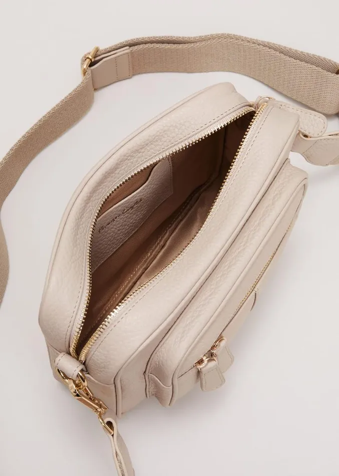 Leather Cross Body Bag Stone Women Phase Eight Bags and Clutches
