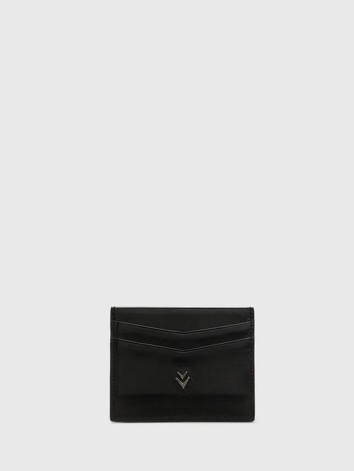 Leather Wallets Men John Varvatos CARD CASE Black