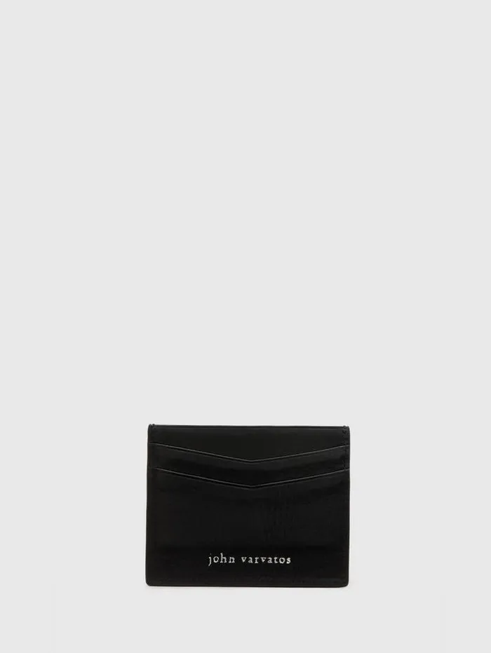 Leather Wallets Men John Varvatos CARD CASE Black