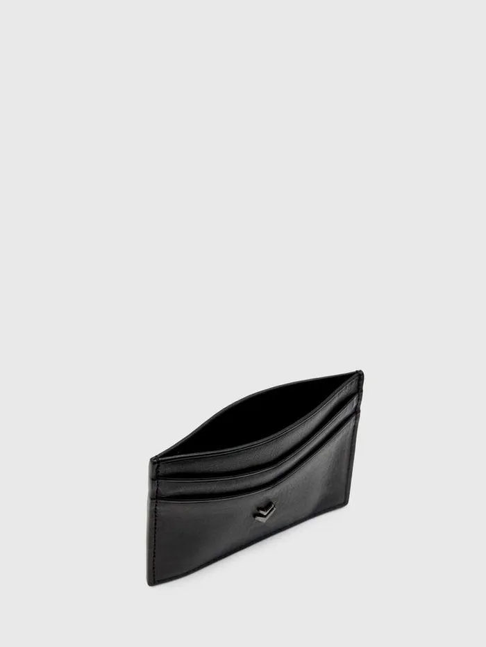Leather Wallets Men John Varvatos CARD CASE Black