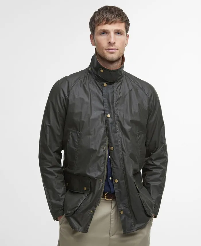 Lightweight Ashby Waxed Jacket Archive Olive Men Barbour Waxed Jackets