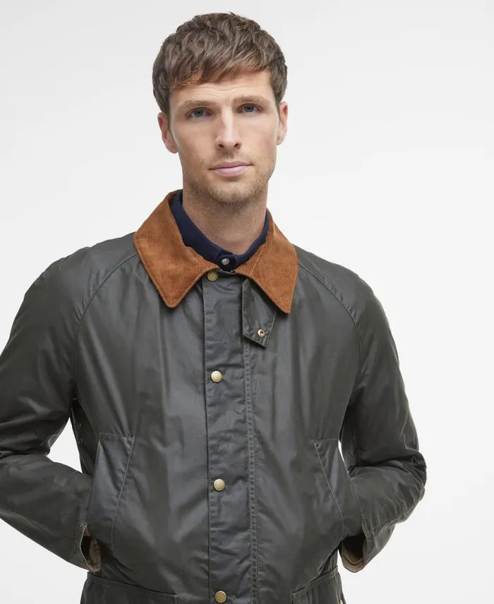 Lightweight Ashby Waxed Jacket Archive Olive Men Barbour Waxed Jackets