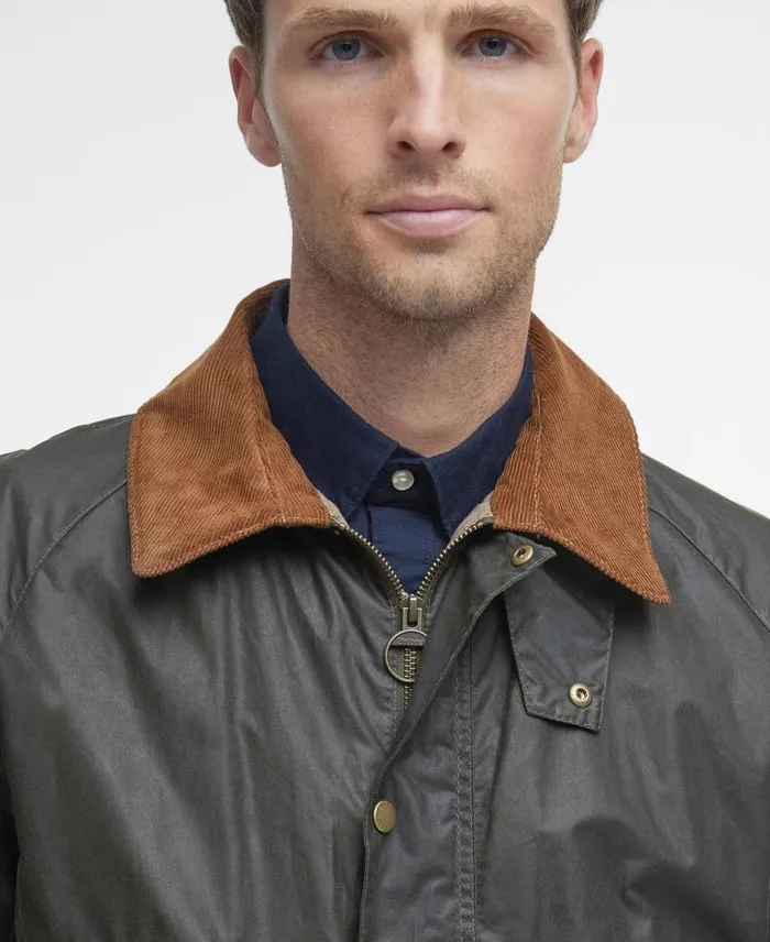 Lightweight Ashby Waxed Jacket Archive Olive Men Barbour Waxed Jackets