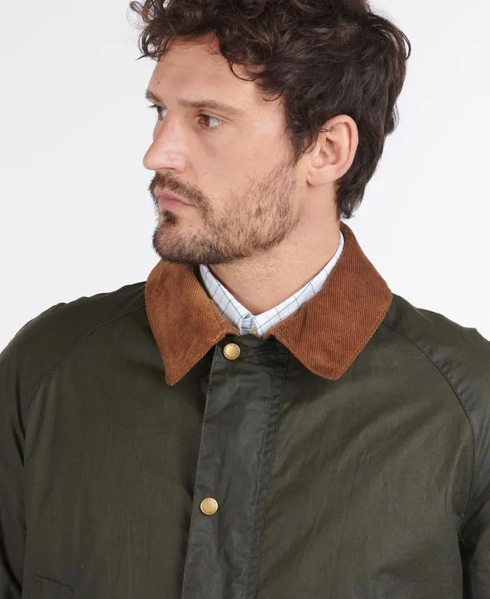 Lightweight Ashby Waxed Jacket Archive Olive Men Barbour Waxed Jackets