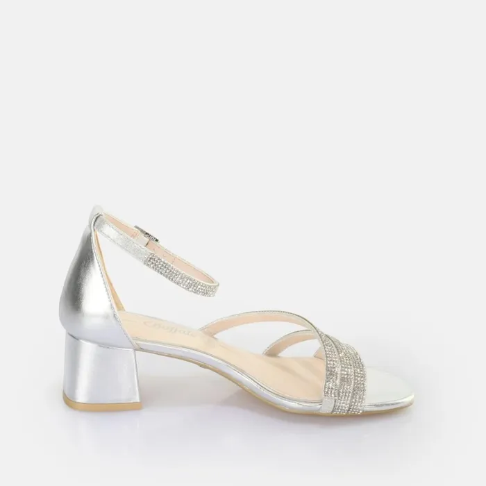 Lilly Glam Silver Buffalo Heels Lilly Glam Silver Buffalo Heels