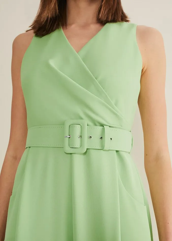 Lissia Green Wide Leg Jumpsuit Apple Green Women Phase Eight Dresses