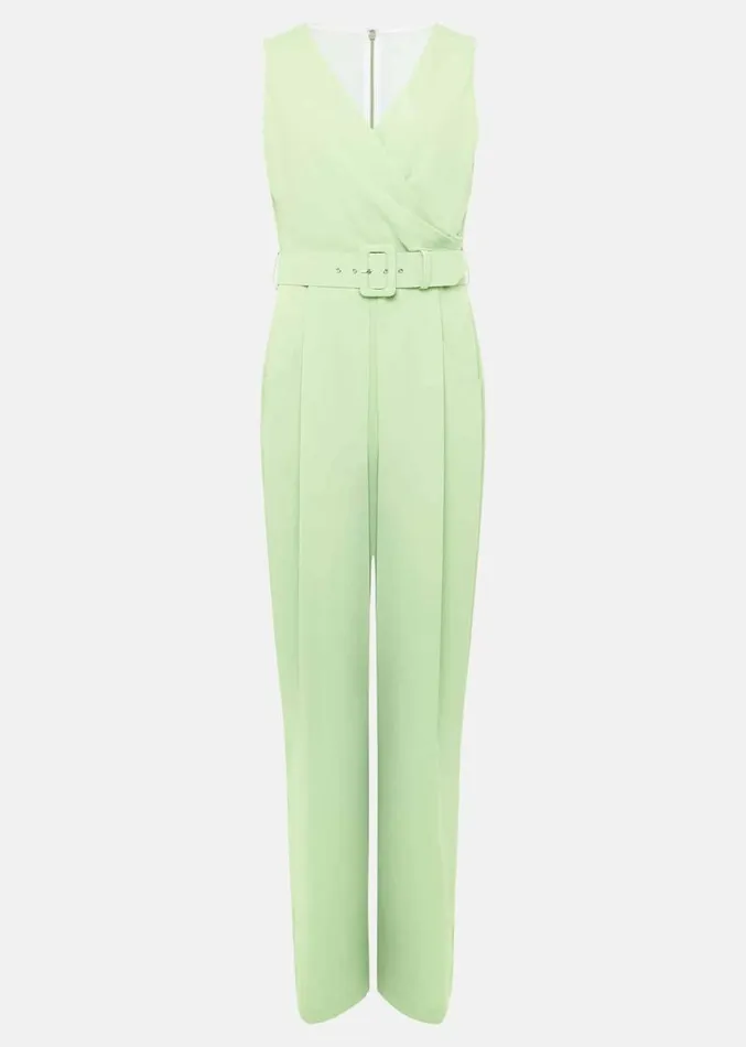 Lissia Green Wide Leg Jumpsuit Apple Green Women Phase Eight Dresses