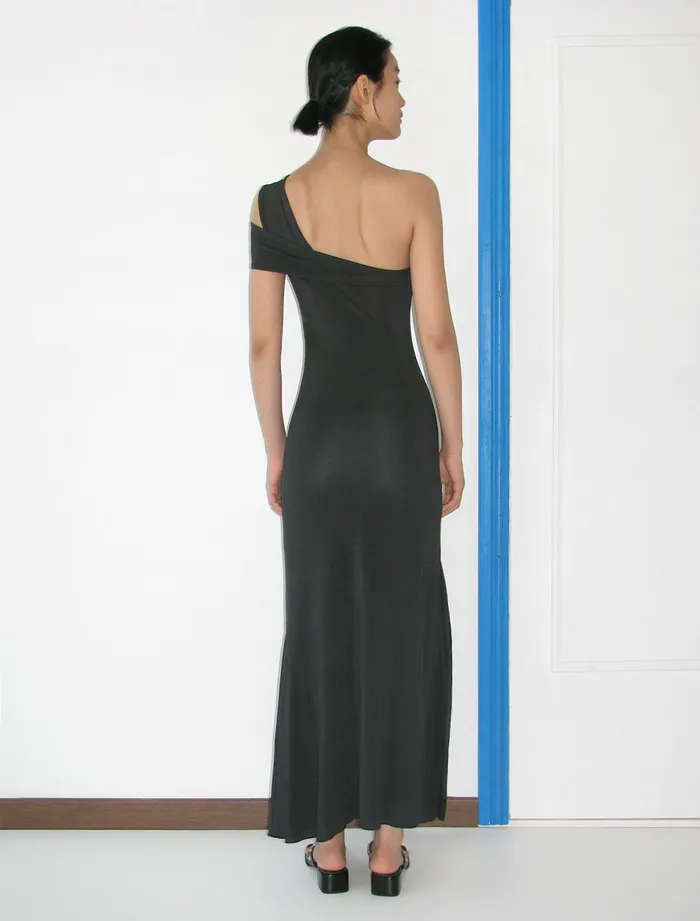 Long Howa Dark Grey Women Paloma Wool Dresses