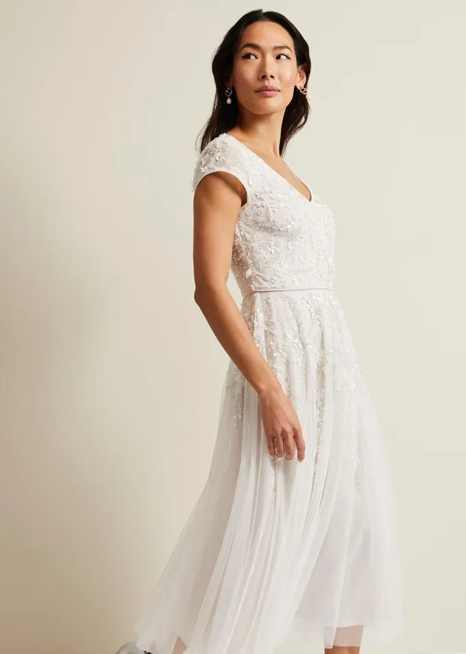 Lorena Tulle Wedding Dress Ivory Women Phase Eight Dresses