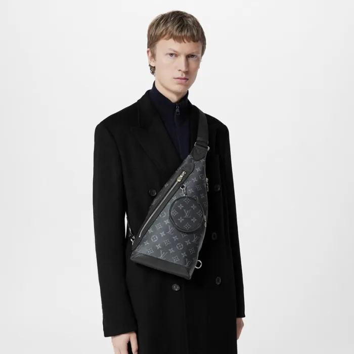 Louis Vuitton Bags Louis Vuitton Monogram Eclipse M30936 Duo Slingbag 8211 Louis Vuitton Handbag Store 8211 Men