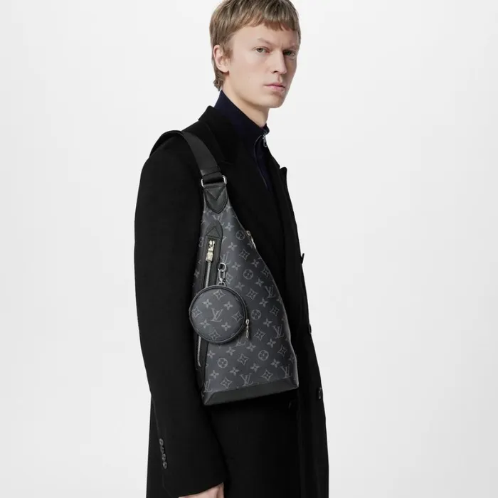 Louis Vuitton Bags Louis Vuitton Monogram Eclipse M30936 Duo Slingbag 8211 Louis Vuitton Handbag Store 8211 Men