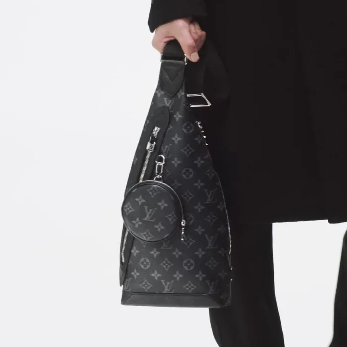 Louis Vuitton Bags Louis Vuitton Monogram Eclipse M30936 Duo Slingbag 8211 Louis Vuitton Handbag Store 8211 Men