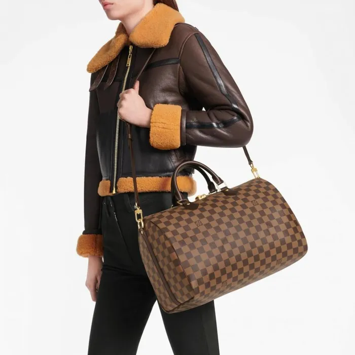 Louis Vuitton Speedy Bag Louis Vuitton Damier Ebene Canvas Speedy Bandouliere 35 N41366 8211 Louis Vuitton Handbag Store 8211 Women