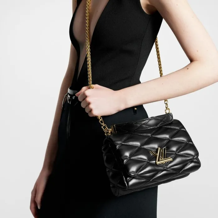 Louis Vuitton Twist Bag Louis Vuitton M22891 GO14 MM Black 8211 Louis Vuitton Handbag Store 8211 Women