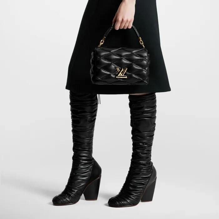 Louis Vuitton Twist Bag Louis Vuitton M22891 GO14 MM Black 8211 Louis Vuitton Handbag Store 8211 Women