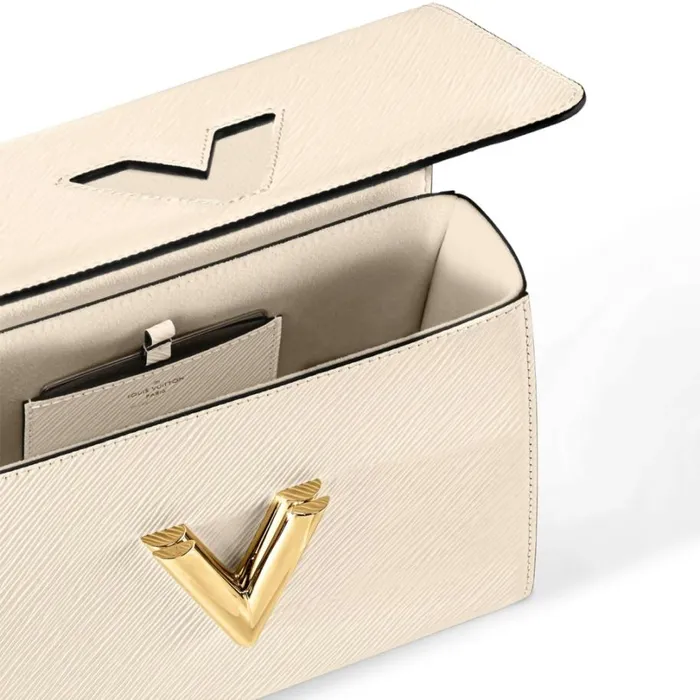 Louis Vuitton Twist Bag Louis Vuitton Quartz White M21116 Twist MM 8211 Louis Vuitton Handbag Store 8211 Women