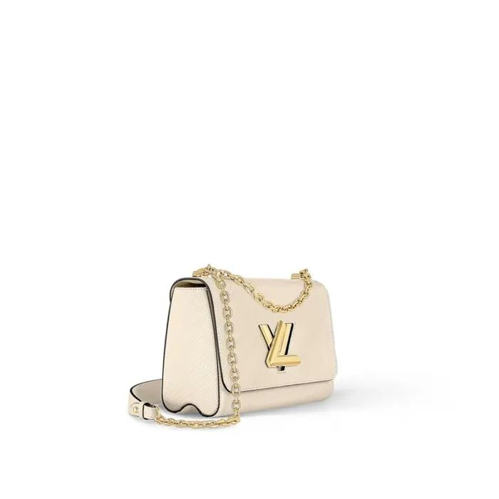 Louis Vuitton Twist Bag Louis Vuitton Quartz White M21116 Twist MM 8211 Louis Vuitton Handbag Store 8211 Women