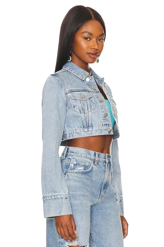 Lovers and Friends Denim Women Casey Micro Shrunken Jacket Chateau Lovers and Friends Denim Women Casey Micro Shrunken Jacket Chateau