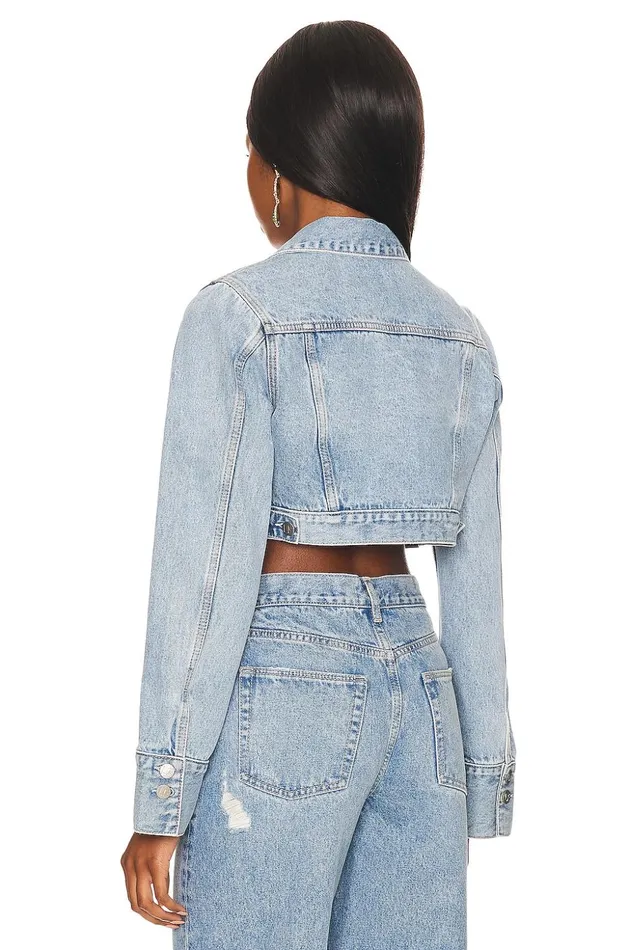 Lovers and Friends Denim Women Casey Micro Shrunken Jacket Chateau Lovers and Friends Denim Women Casey Micro Shrunken Jacket Chateau
