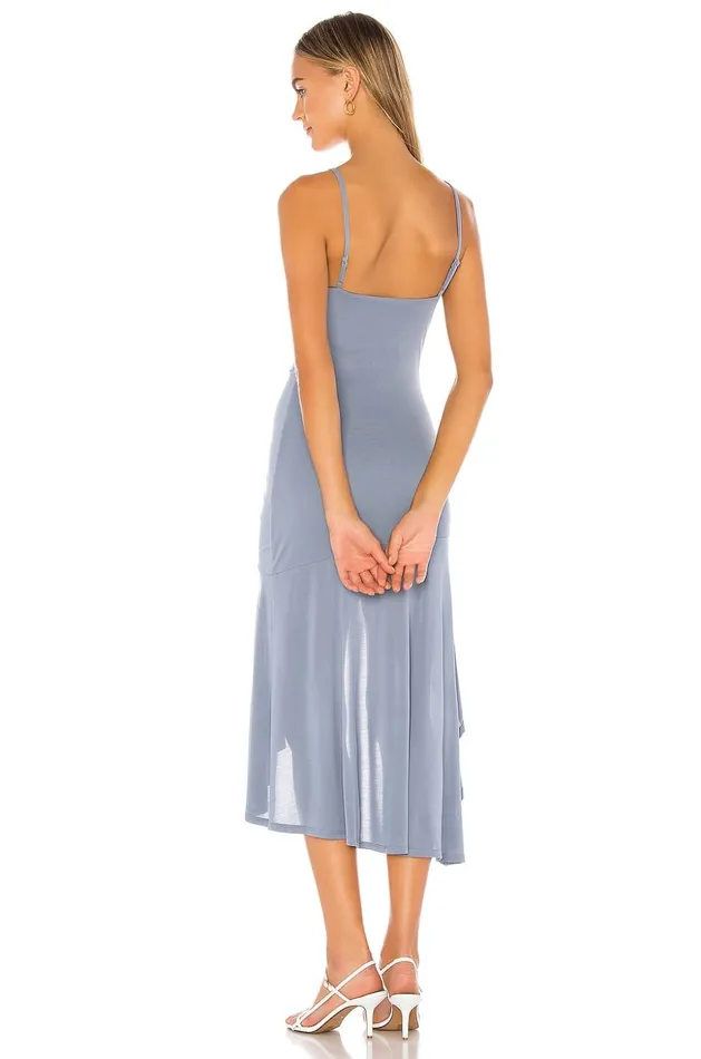 Lovers and Friends Dresses Women Aniyah Midi Dress Hydrangea Blue Lovers and Friends Dresses Women Aniyah Midi Dress Hydrangea Blue