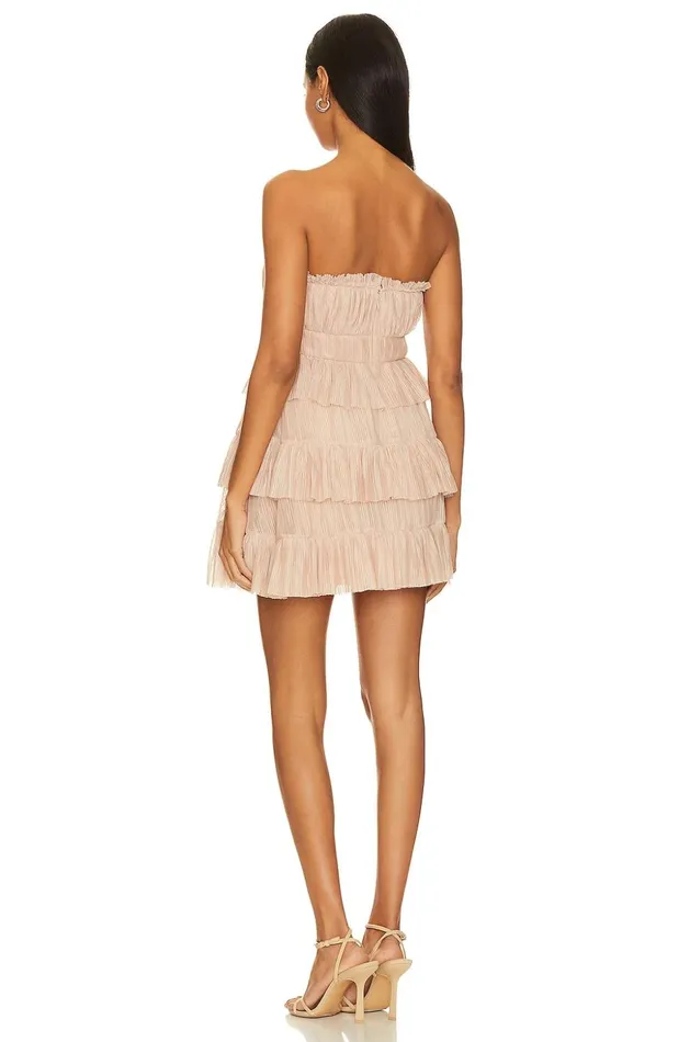 Lovers and Friends Dresses Women Barlow Mini Dress Rosey Neutral Lovers and Friends Dresses Women Barlow Mini Dress Rosey Neutral