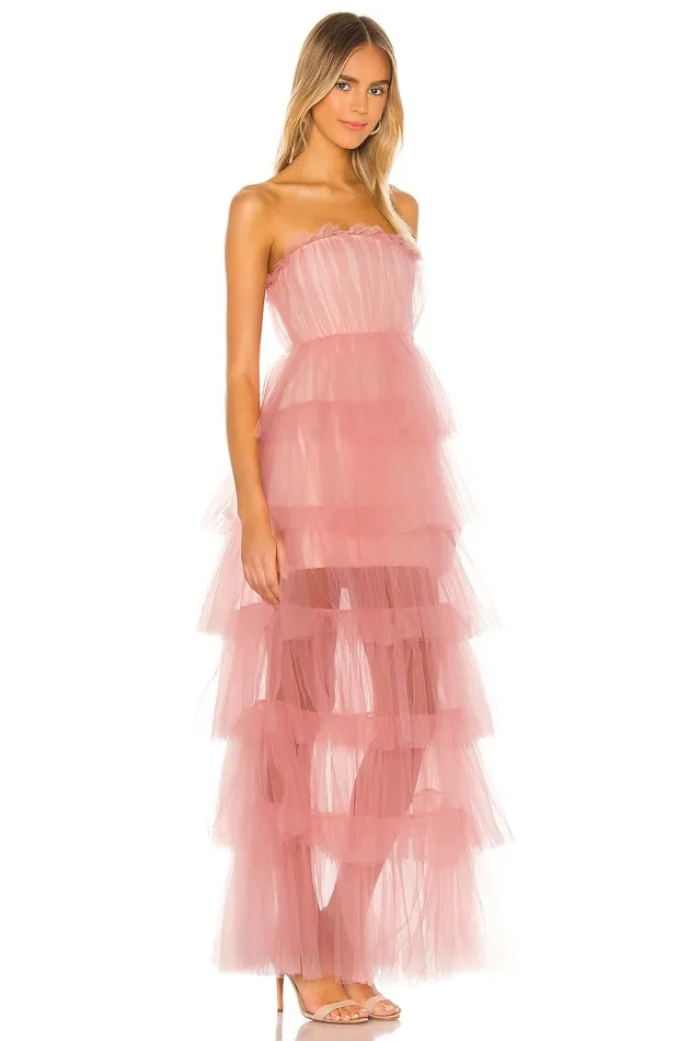 Lovers and Friends Dresses Women Bobbit Gown Blush Pink Lovers and Friends Dresses Women Bobbit Gown Blush Pink