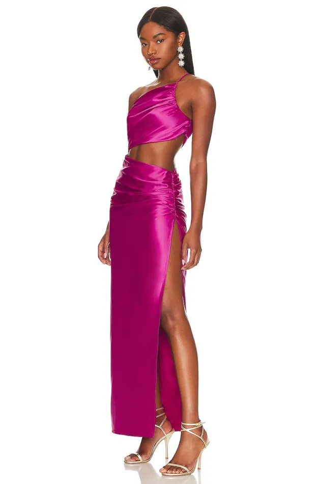 Lovers and Friends Dresses Women Chapman Maxi Dress Magenta Pink Lovers and Friends Dresses Women Chapman Maxi Dress Magenta Pink
