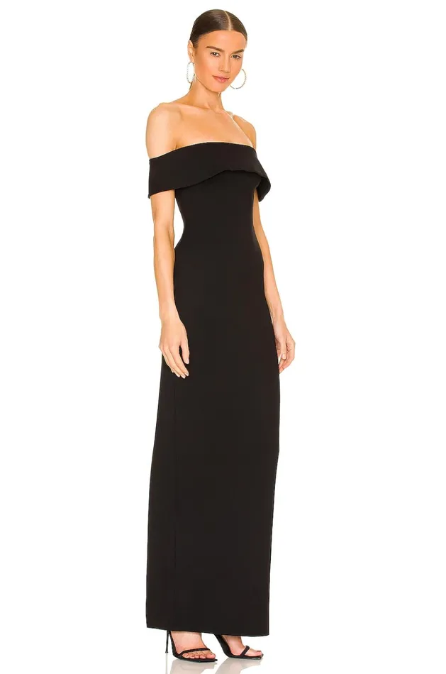 Lovers and Friends Dresses Women Galleria Gown Black Lovers and Friends Dresses Women Galleria Gown Black