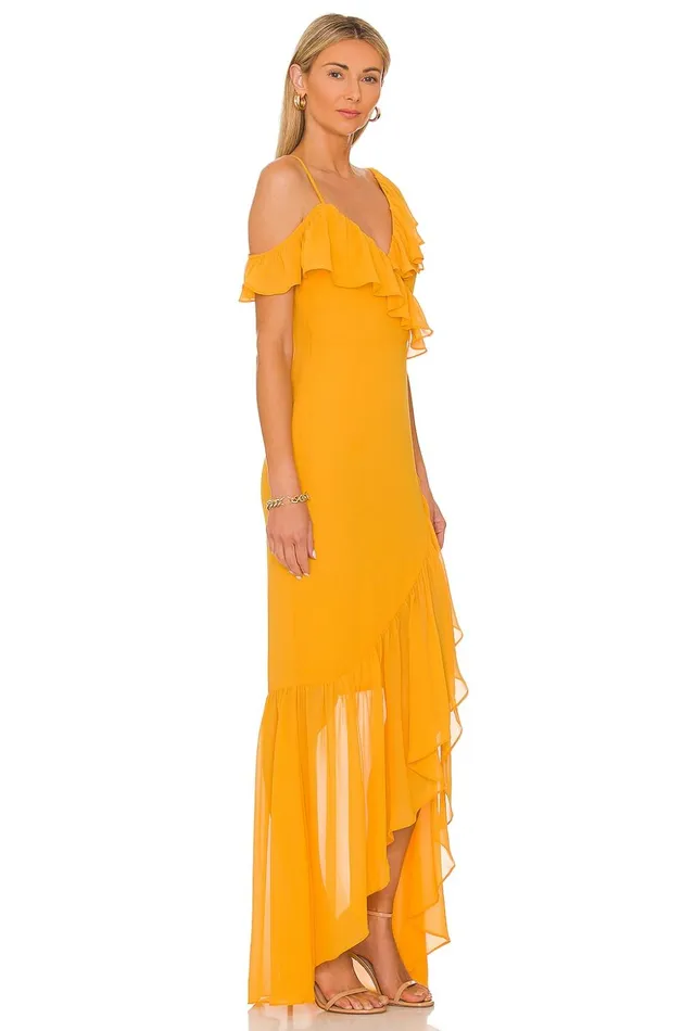 Lovers and Friends Dresses Women Karen Maxi Dress Marigold Yellow Lovers and Friends Dresses Women Karen Maxi Dress Marigold Yellow