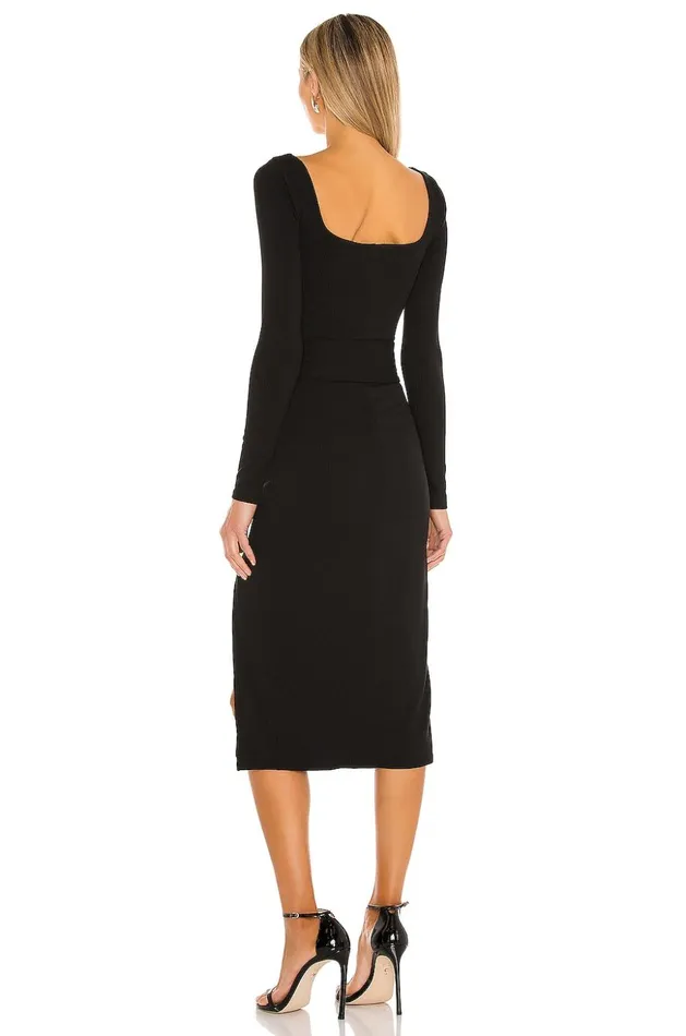 Lovers and Friends Dresses Women Sariah Midi Dress Black Lovers and Friends Dresses Women Sariah Midi Dress Black