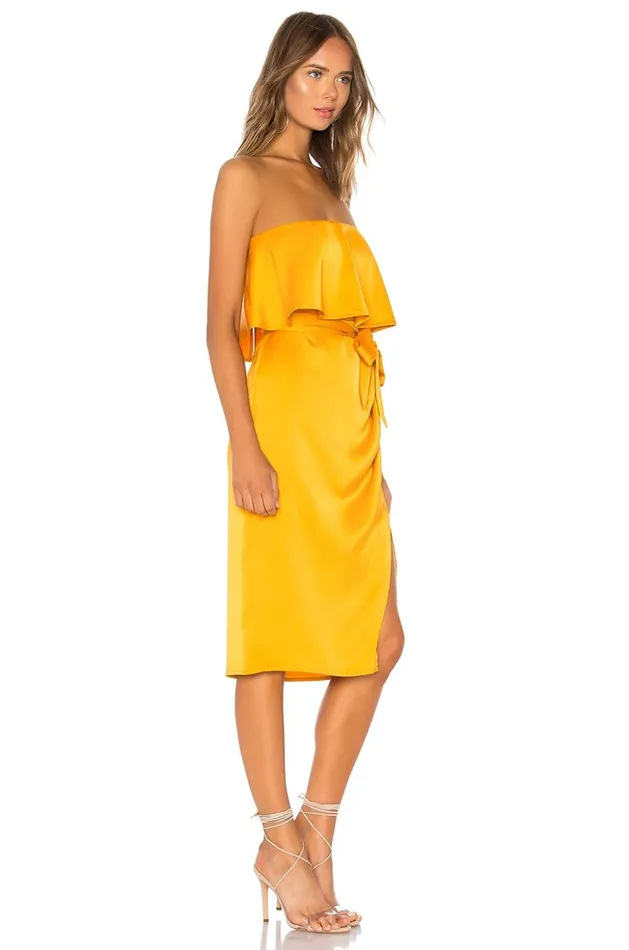 Lovers and Friends Dresses Women Violet Midi Marigold Lovers and Friends Dresses Women Violet Midi Marigold