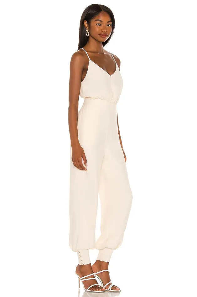 Lovers and Friends Jumpsuits Women Eddie Jumpsuit White Lovers and Friends Jumpsuits Women Eddie Jumpsuit White