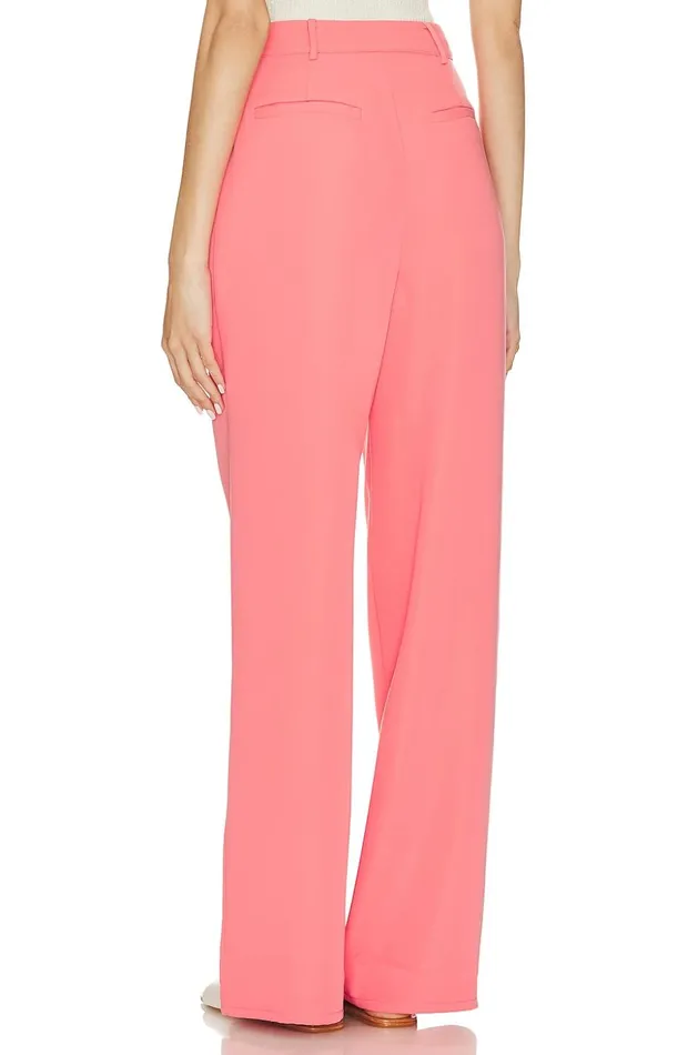 Lovers and Friends Pants Women X Jetset Christina Sydney Pant Coral Pink Lovers and Friends Pants Women X Jetset Christina Sydney Pant Coral Pink