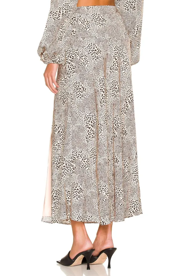 Lovers and Friends Skirts Women Anderson Midi Skirt Cheetah Lovers and Friends Skirts Women Anderson Midi Skirt Cheetah